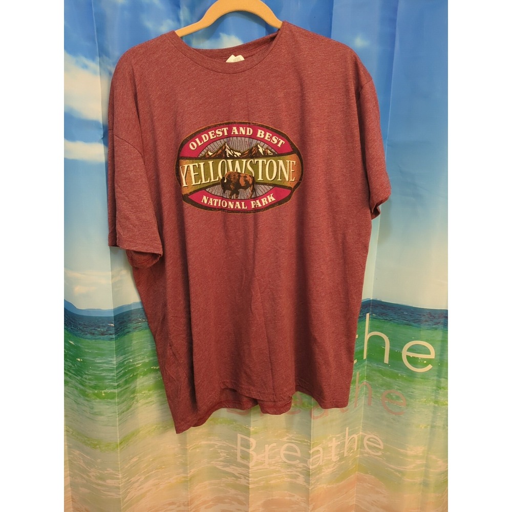 Oldest And Best Yellowstone National Park T-Shirt Men Size 2XL A42
